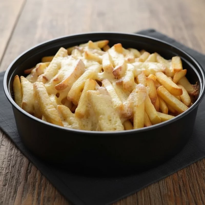 Fritas com muçarela