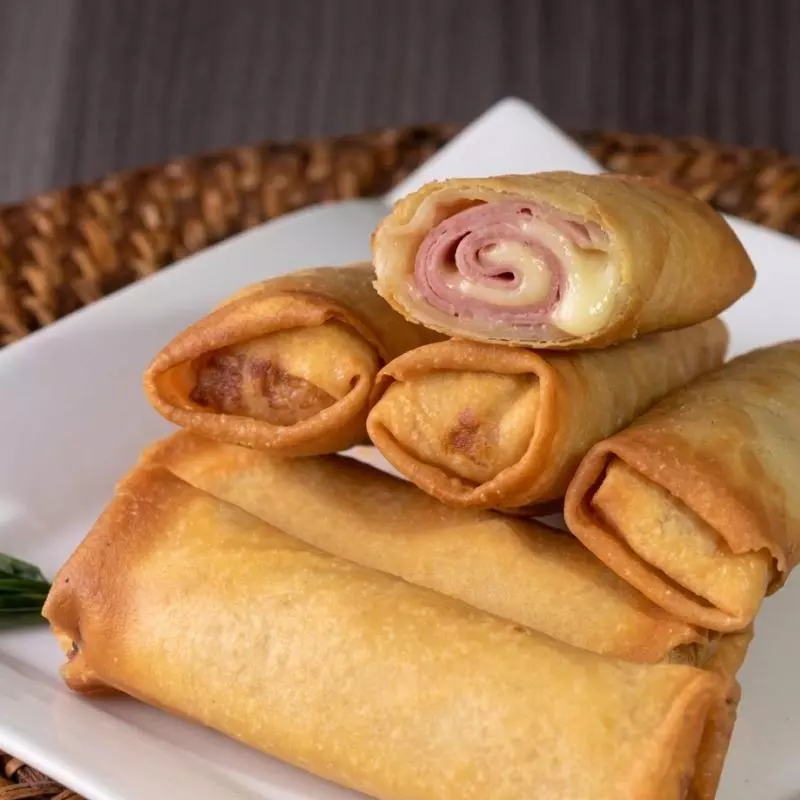 ARROLLADOS JAMON QUESO