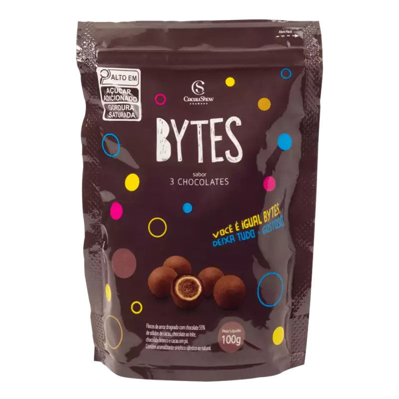 Drageado Bytes 3 Chocolates 100g