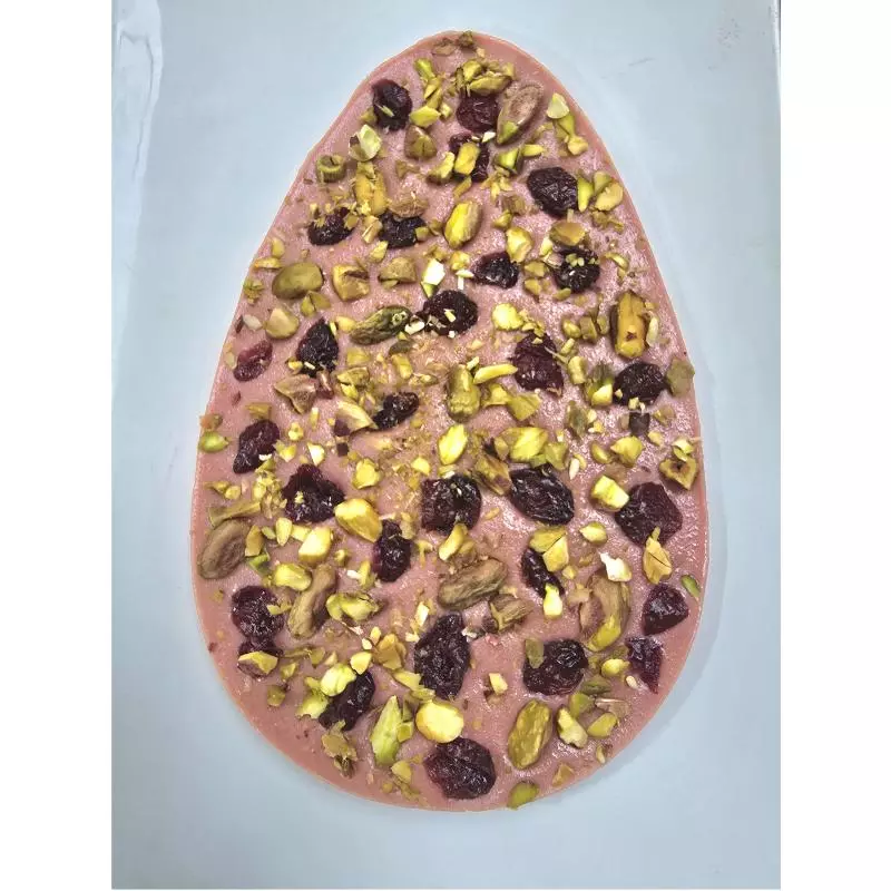 Tablete Rosa Cranberry & Pistache