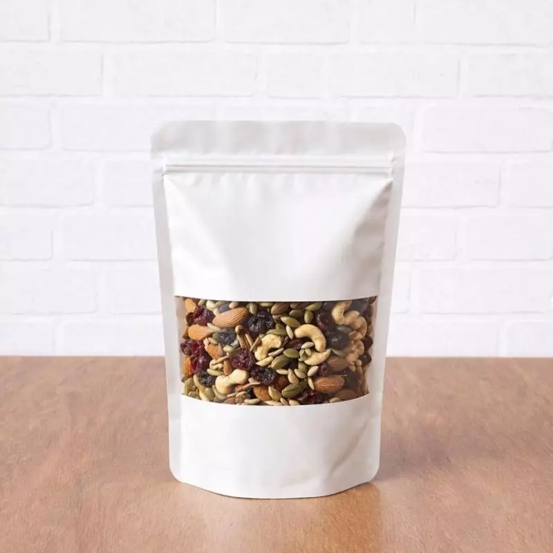 Doypack Blanca 12x20+4 #DBB-12