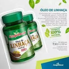 Oleo de Linhaça Dourada 90 cápsulas - 1000mg