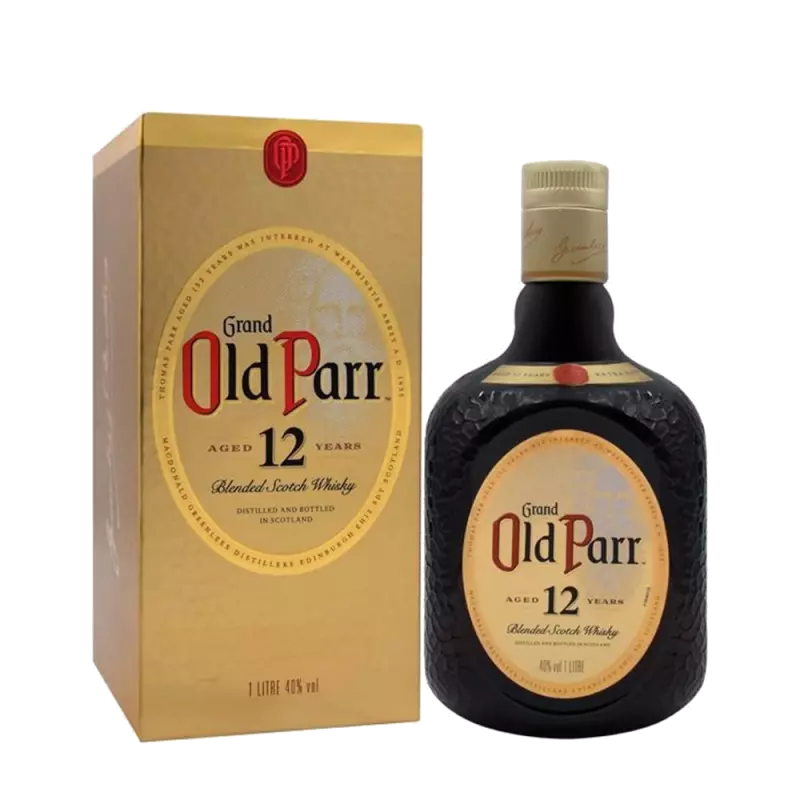 Garrafa de Old Parr