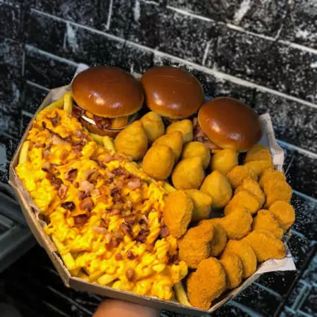 Combo trio cheddar e bacon