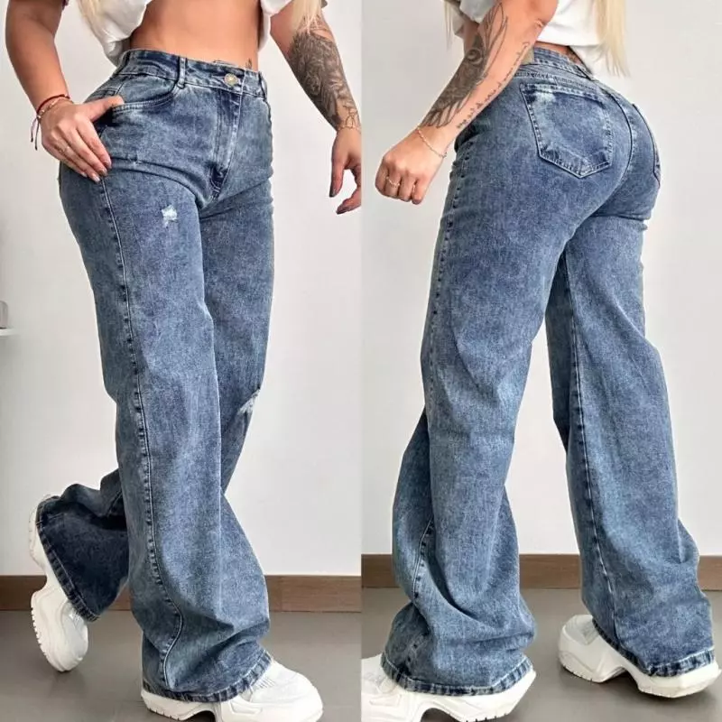 Jeans Palazzo Vintage Distroyer 1758