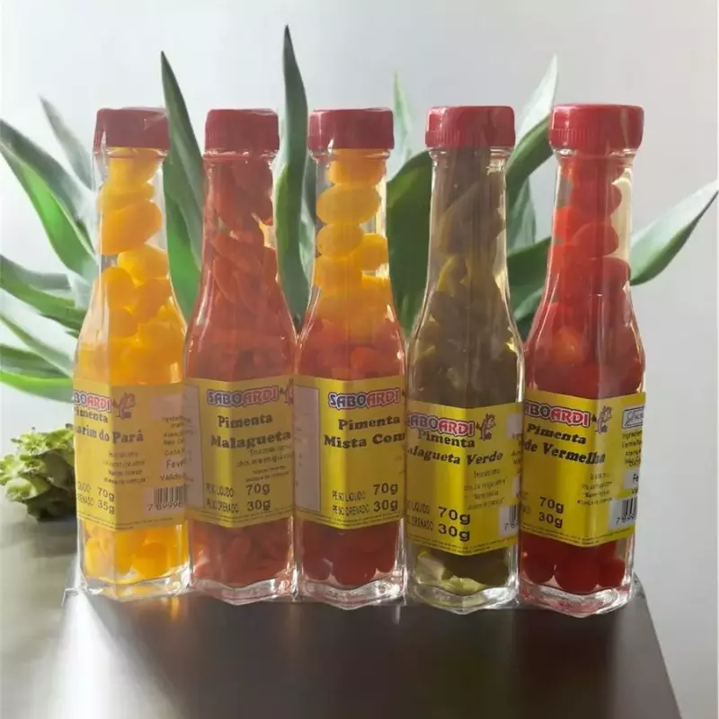 Kit de pimentas em conserva