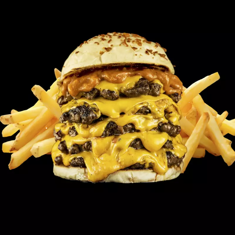 Buenarda Quintuple + Papas Fritas