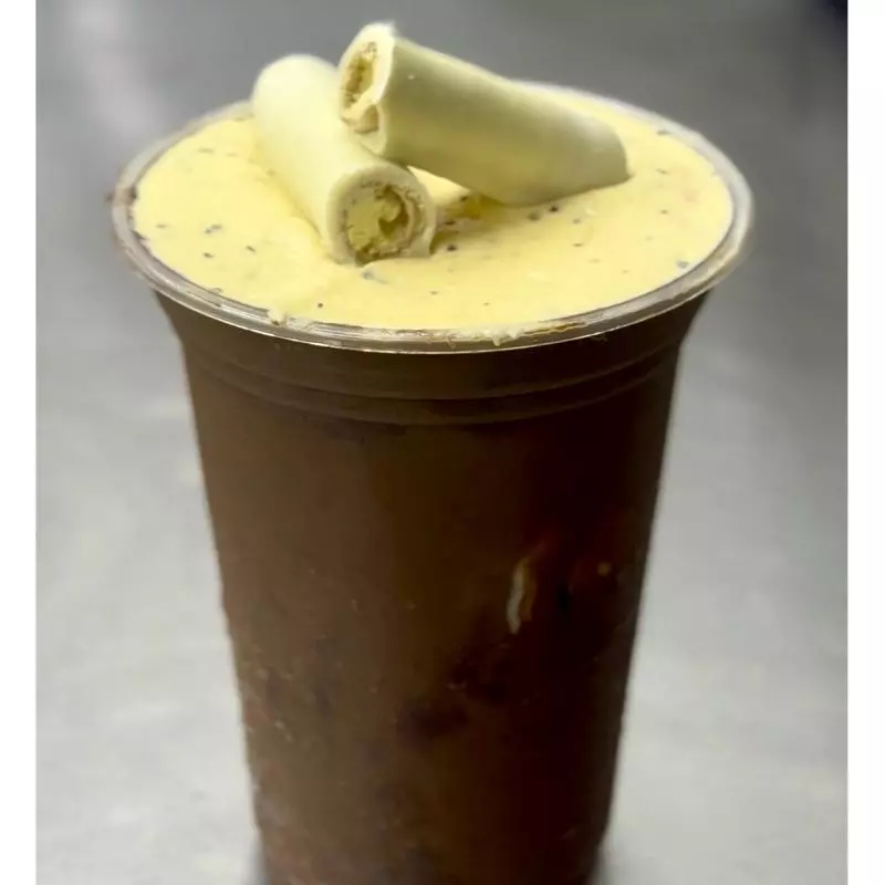 Mousse de maracujá com Ovomaltine