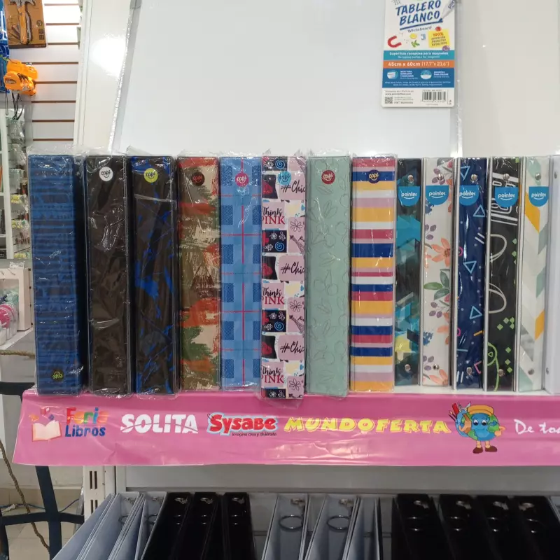 Carpetas 3 aros con diseño