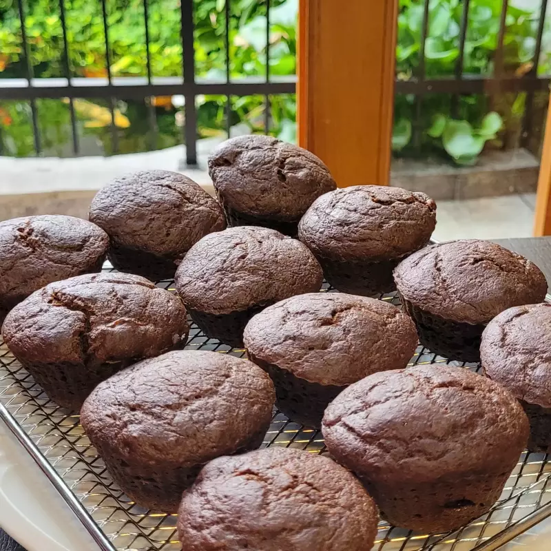 Unidade- Muffin de Banana com cacau