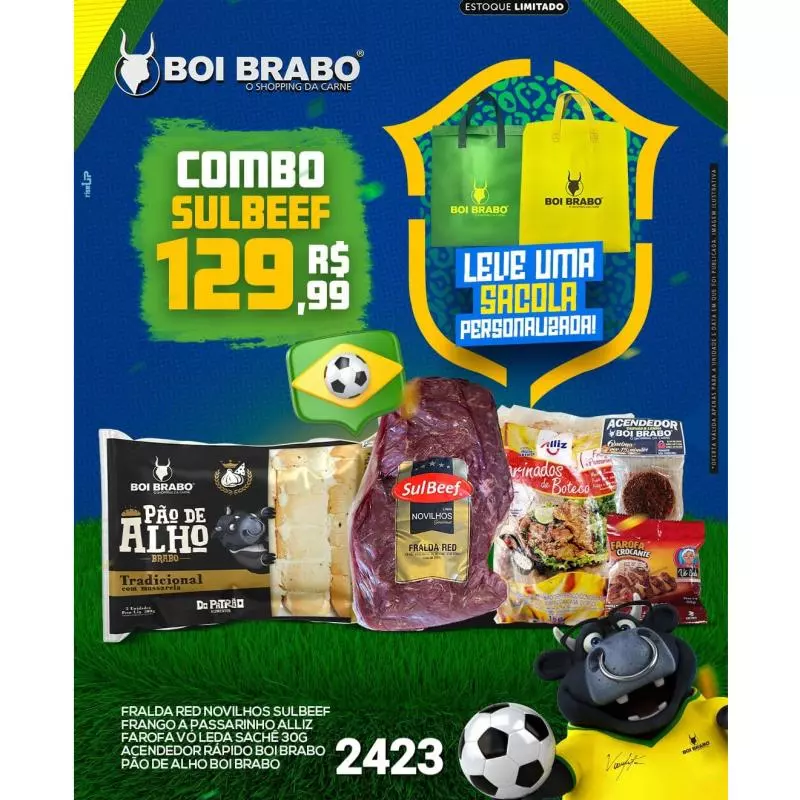 COMBO FRALDA RED NOVILHOS