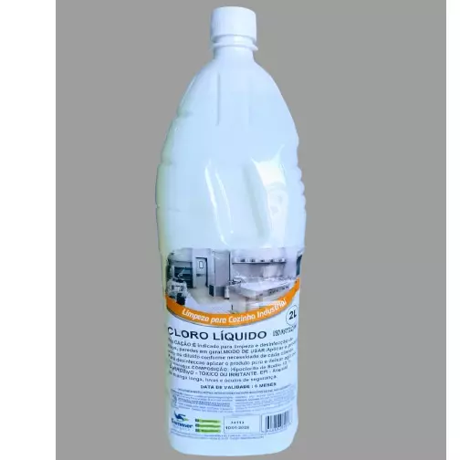 Cloro Líq. Hipoclorito de Sódio 2L