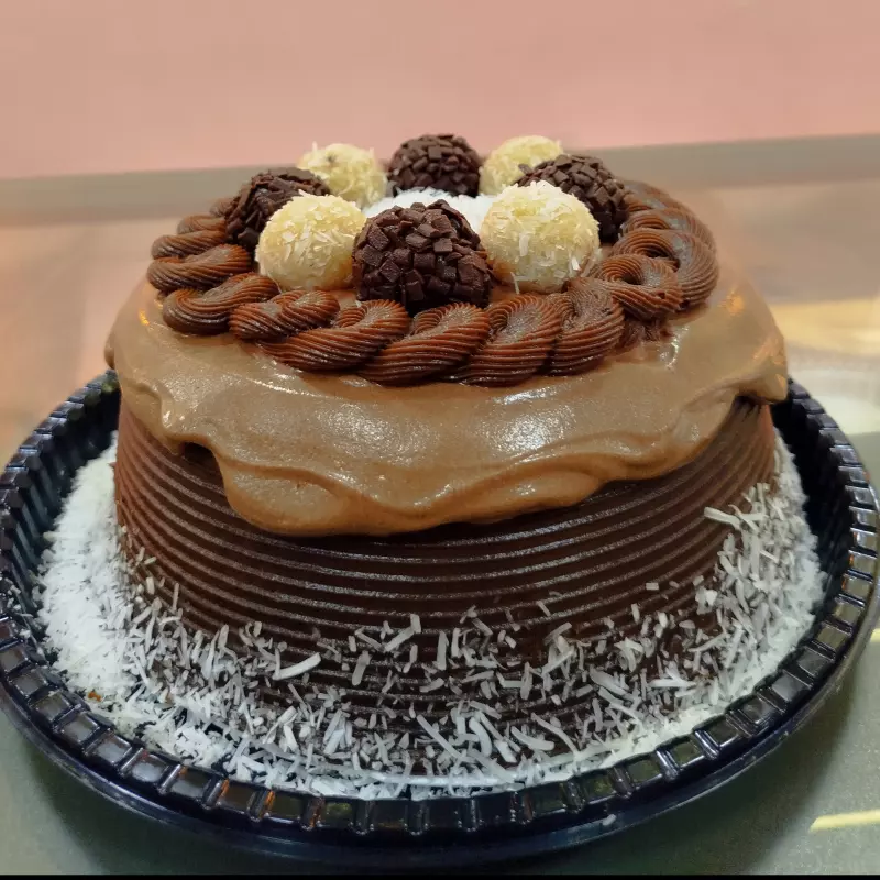 Bolo Vulcão cenoura