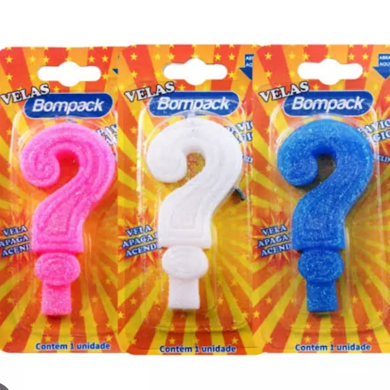 Velas interrogação