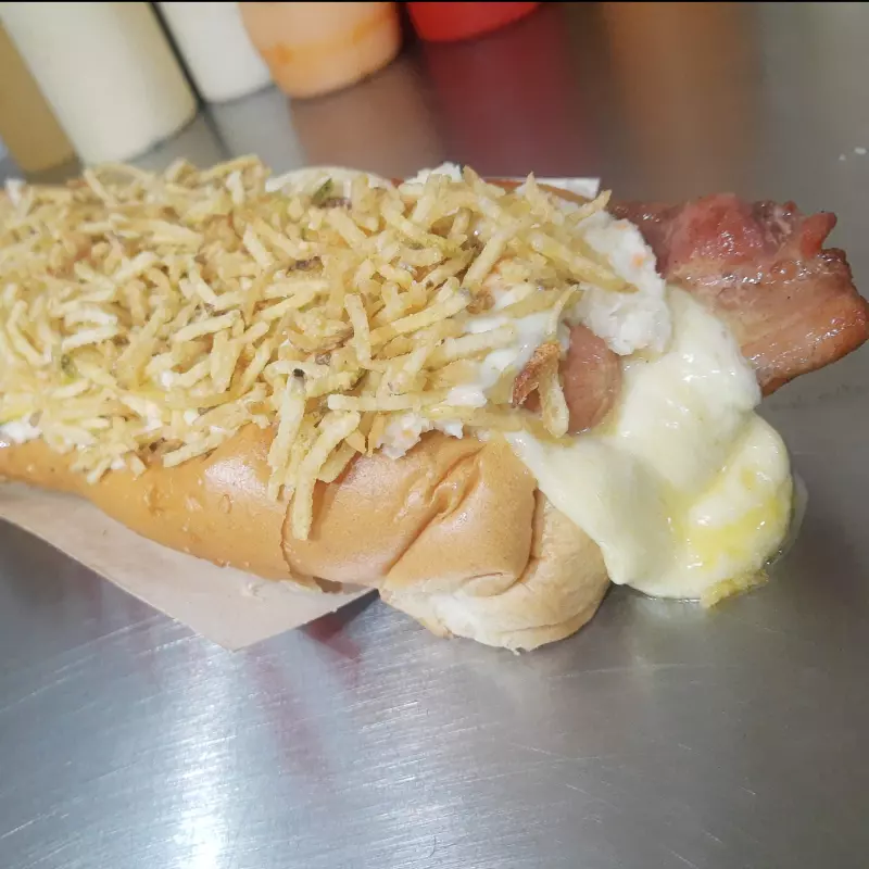 Perro Grande Con Tocineta
