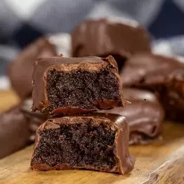 Brownie Bites Banhado no Chocolate