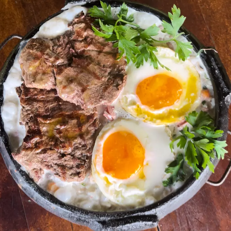 Rubacão com filé mignon