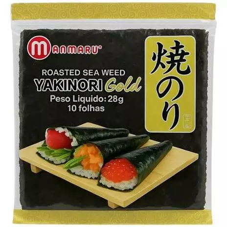 Nori mamaru Gold C/ 10 folhas