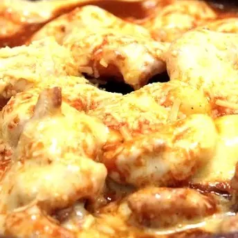 Camarão à Parmegiana