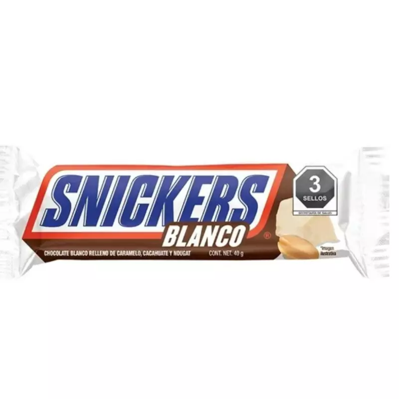 Snikers Blanco 40grm.