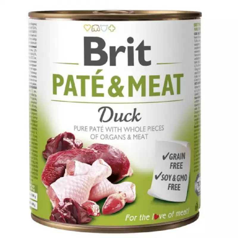 BRIT Paté & Meat Duck 800 GR