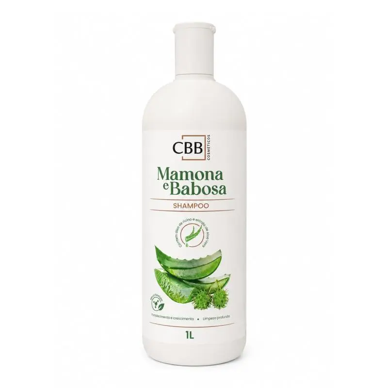 SHAMPOO MAMONA E BABOSA 1L