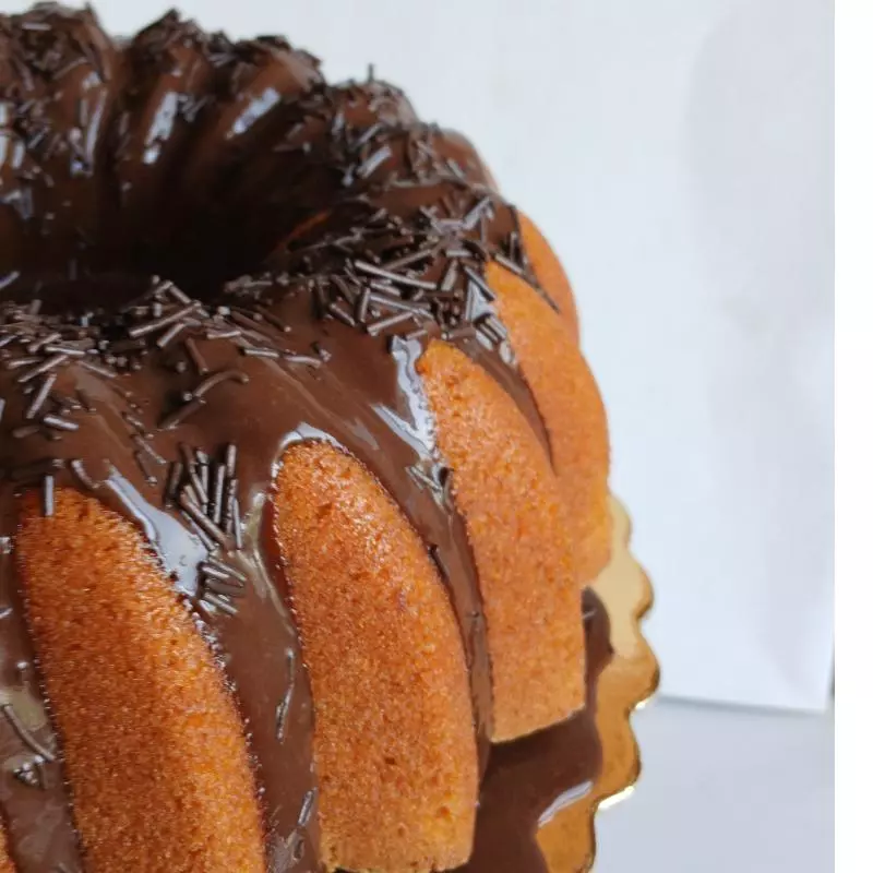 Laranja c/ creme de chocolat