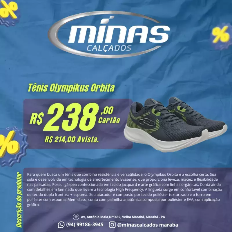 Tênis Olympikus Orbita RF:43520