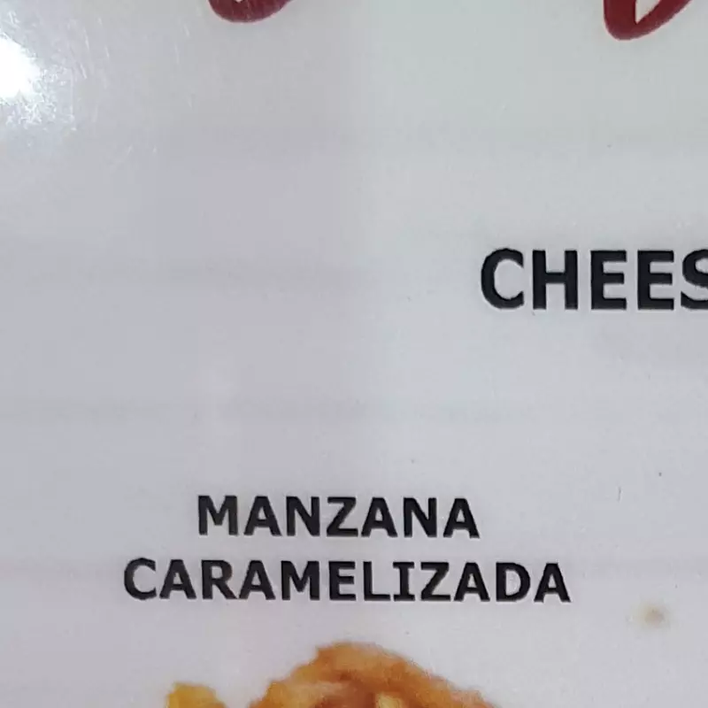 Cheesecake manzana
