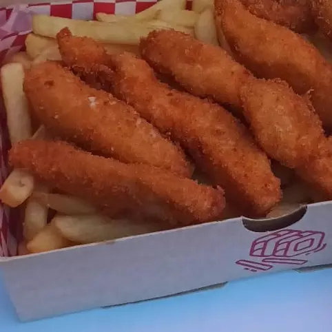 Papas Fritas con Pollo Crispy