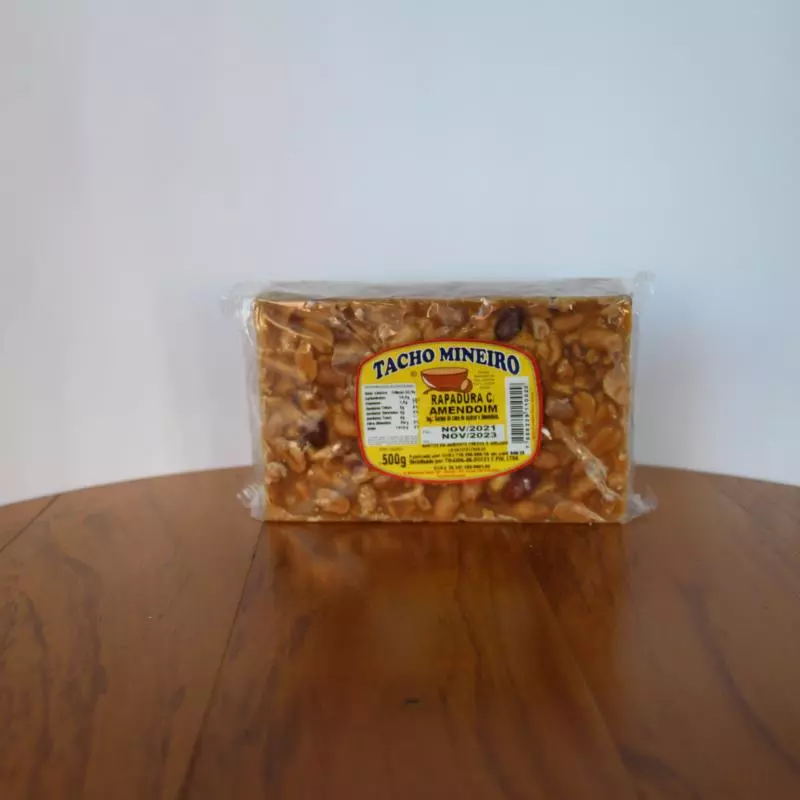 Rapadura c/ Amendoim 500gr