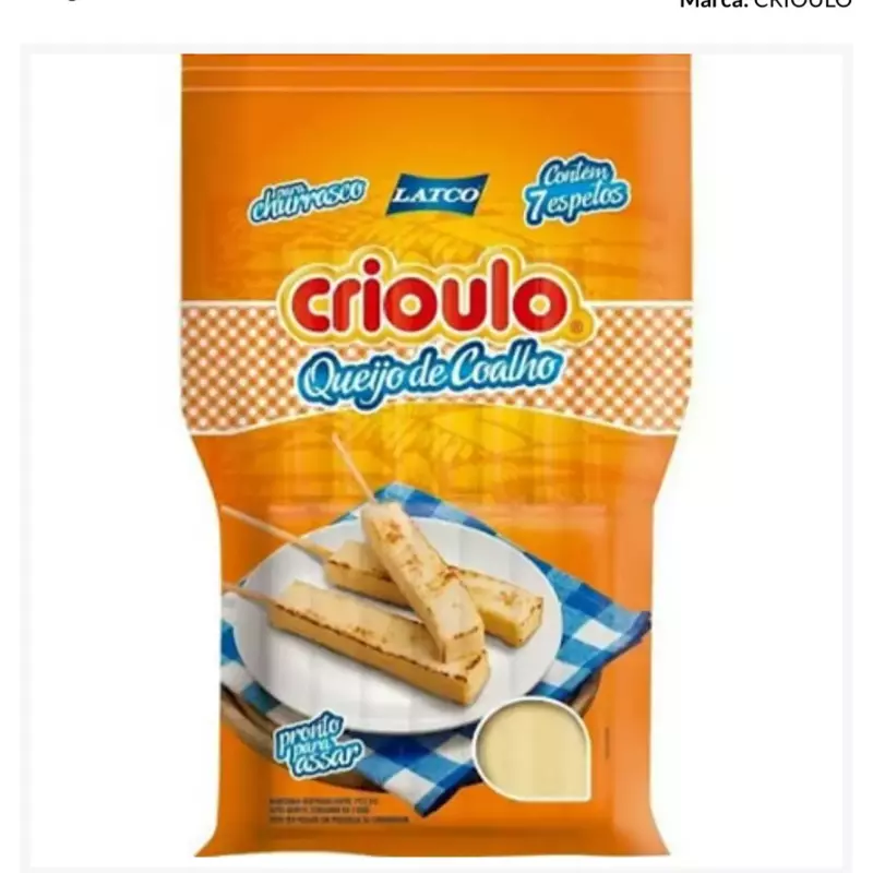 queijo coalho 7un - crioulo - 350g