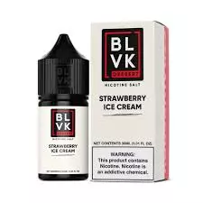 BLVK Dessert Straw. Ice Cream 50MG