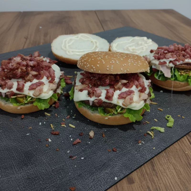 X-Bacon tradicional+ Batata chips