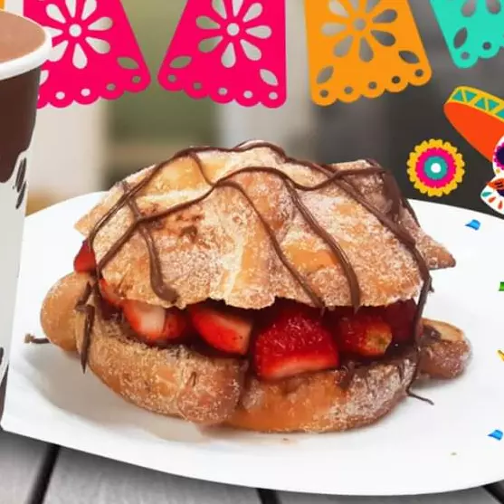 Pan de muerto relleno