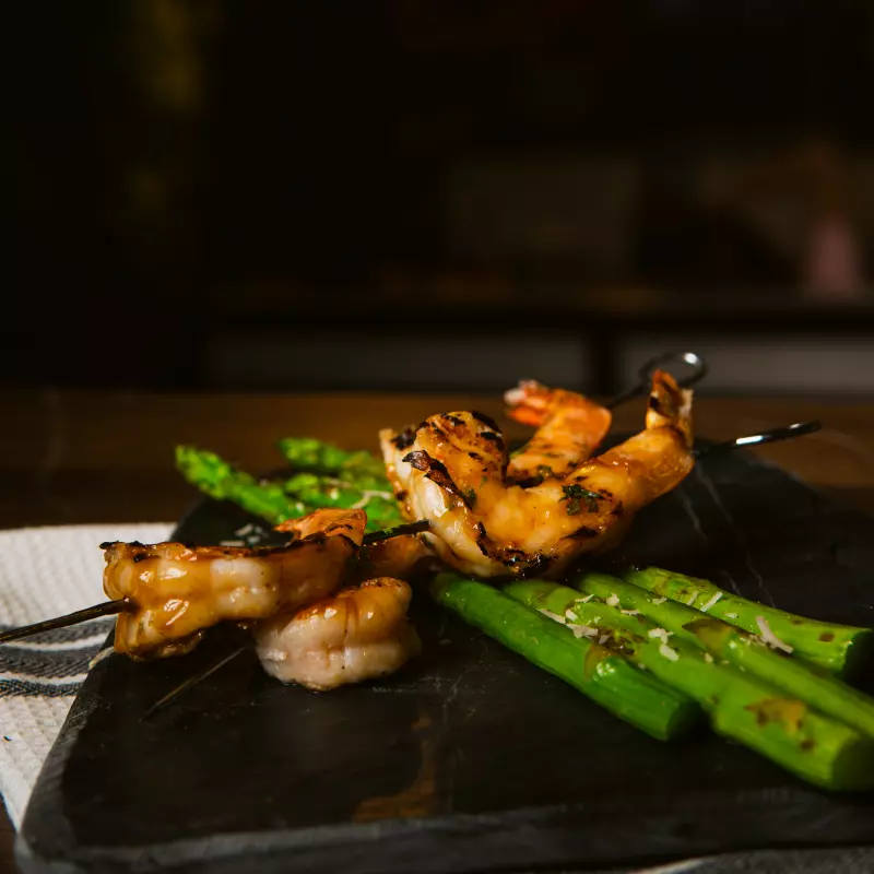 Pinchos de langostinos 🦐