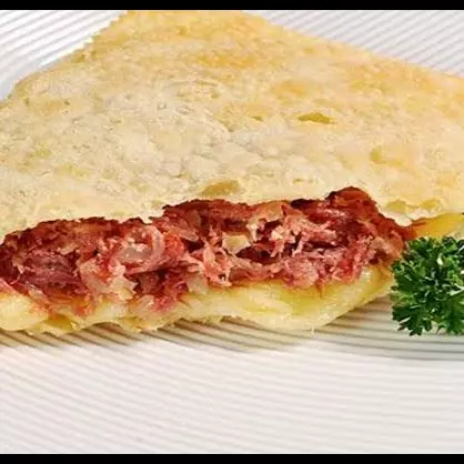 Pastel carne de sol massa seca 6,00