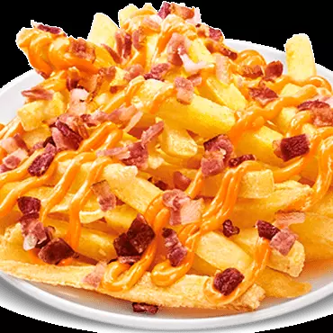 --- Fritas cheddar e bacon