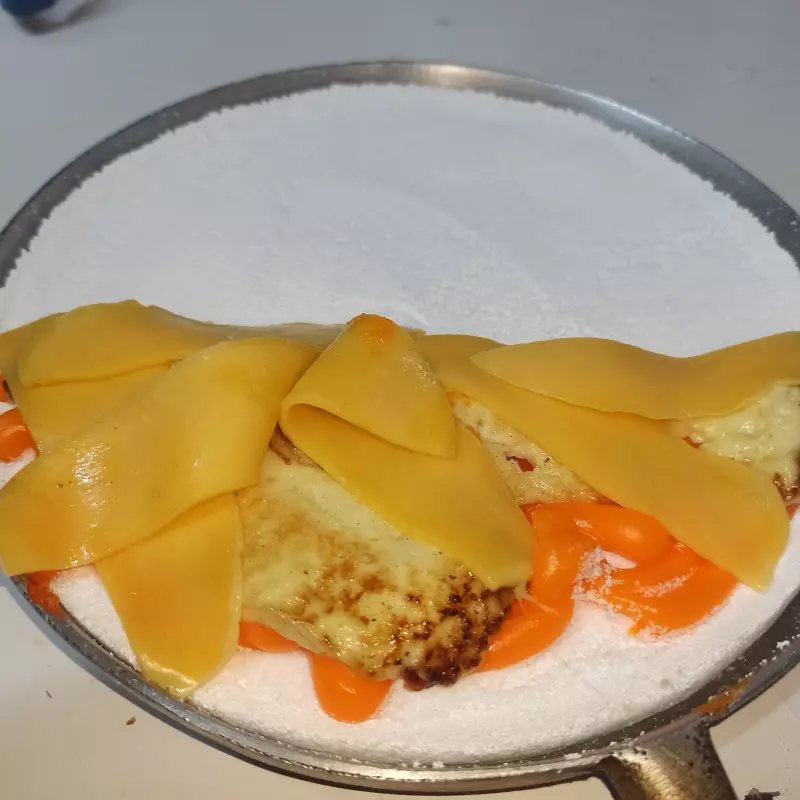 Tapioca três queijos