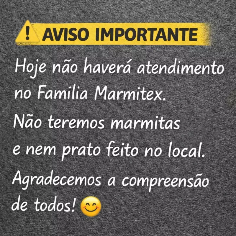 Hoje estamos fechados 16/03-Segunda