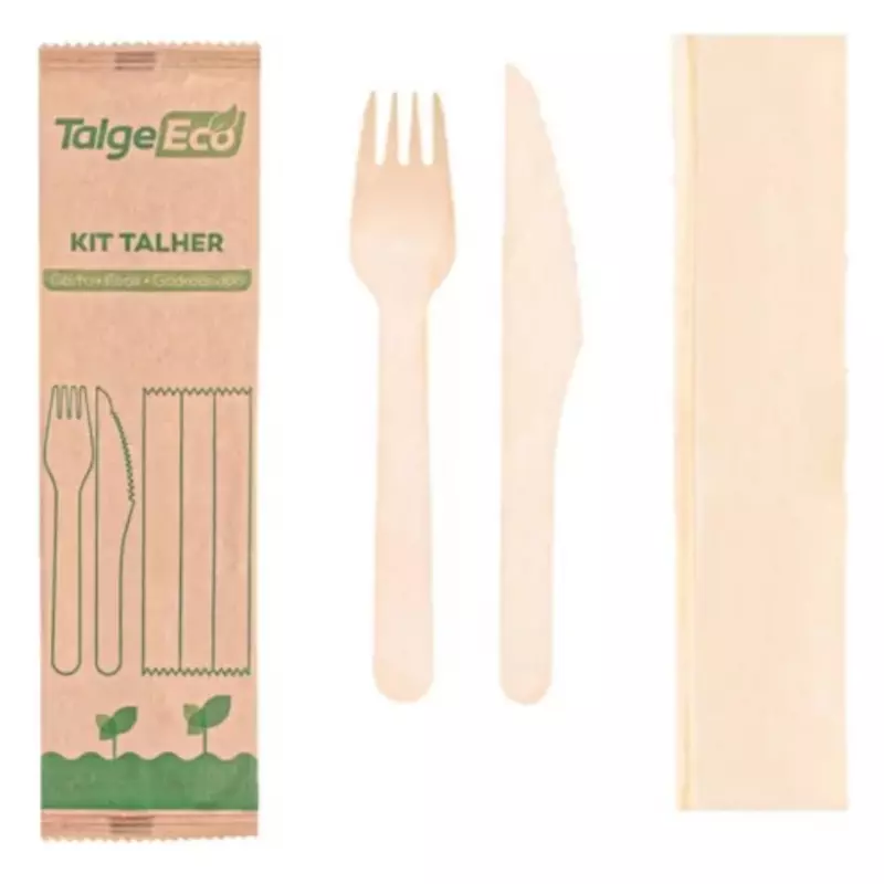 Kit talher + guardanapo