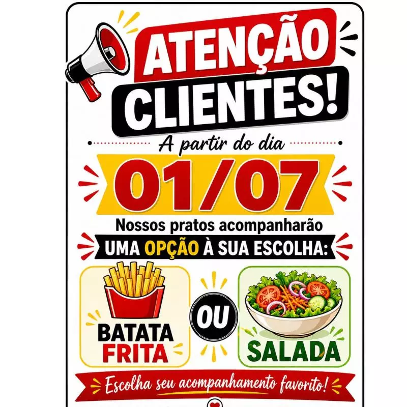 📢 ATENÇÃO, CLIENTES!