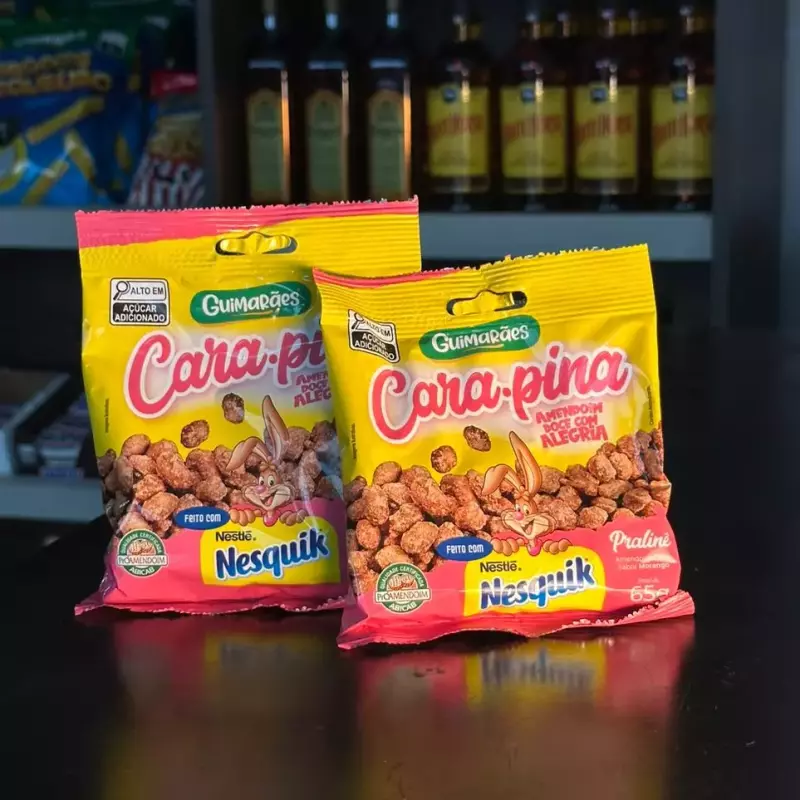 Cara-pina - Amendoim + Nesquik