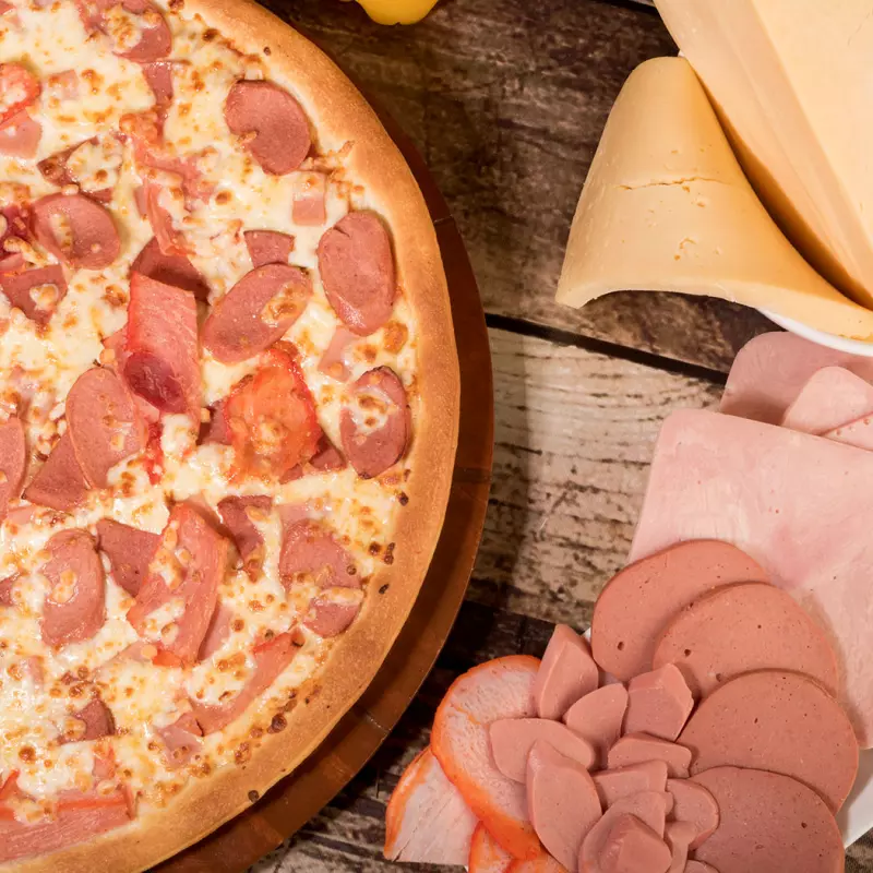 Pizza de carnes