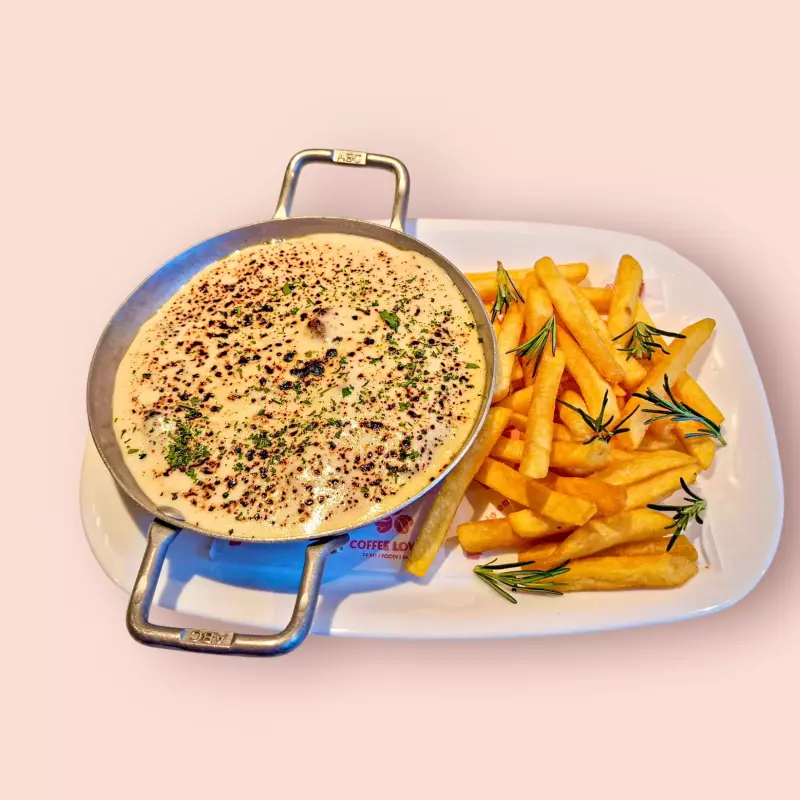 FILEZINHO AO QUEIJO E FRITAS