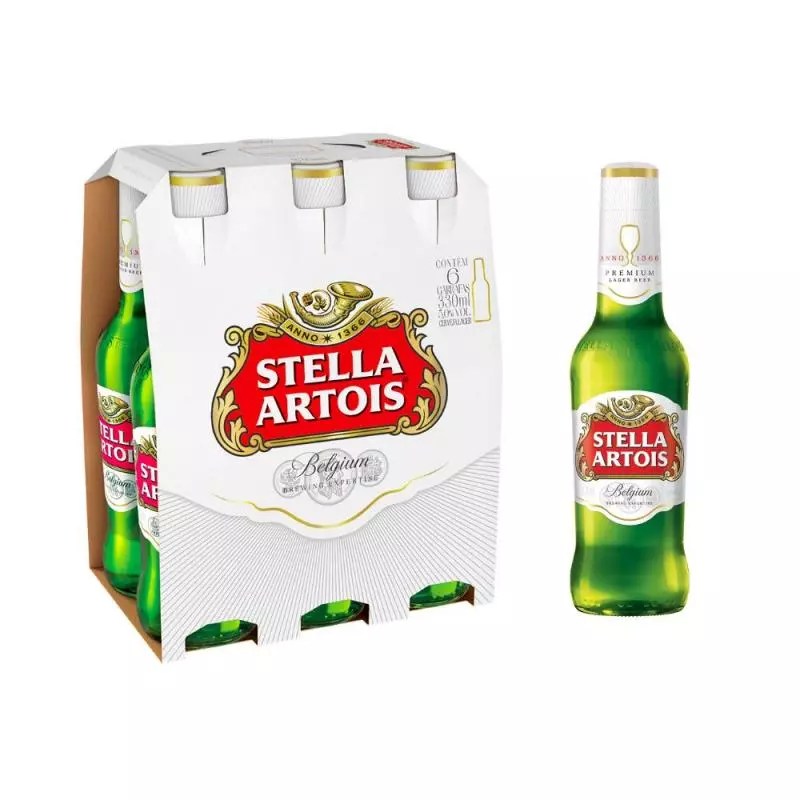 Stella Artois LN 330ml - 6 unid