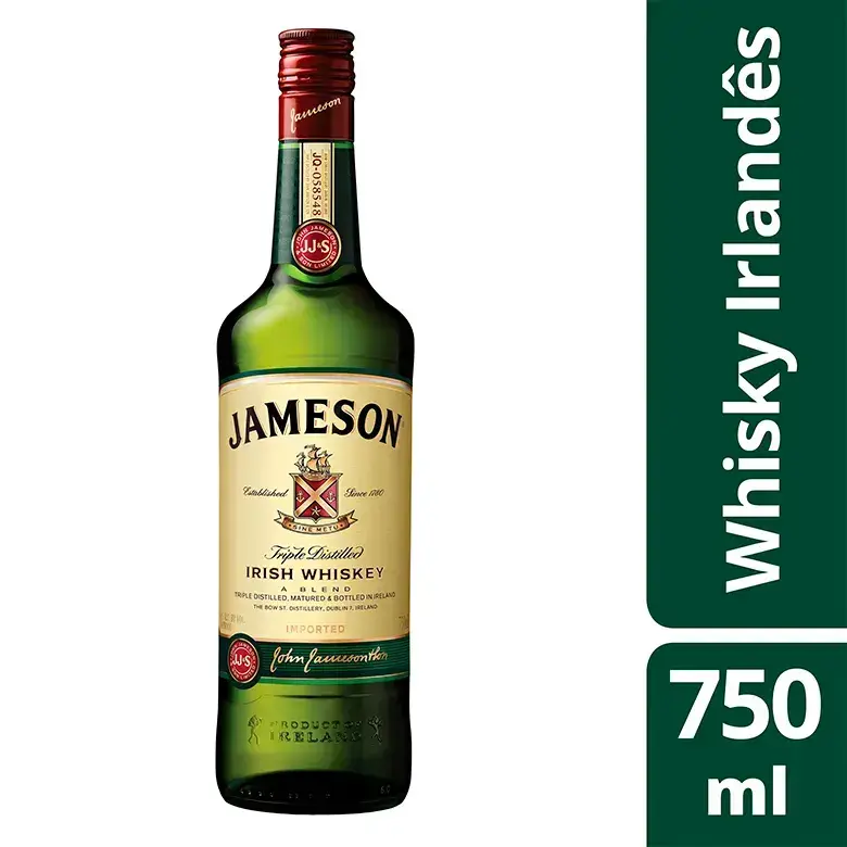 Jameson Whiskey Irlandês 750 ml