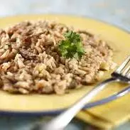 Risoto de limão siciliano com tiras