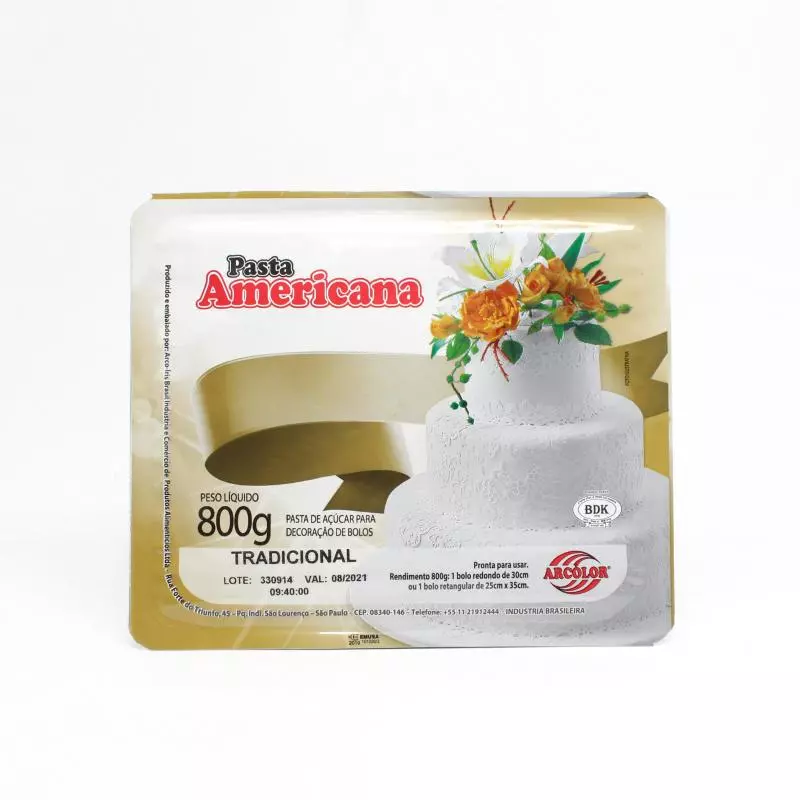 Pasta Americana Trad 800g (844)