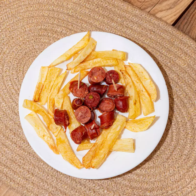 Babalaza com Batata Frita